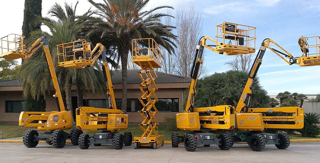 Plataformas aéreas: Tipos de maquinaria y proyectos en altura